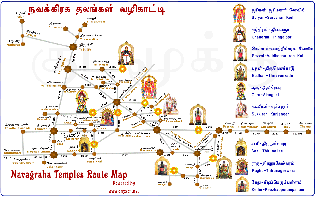 Chennai To Thirunallar Route Map - Fayre Jenilee