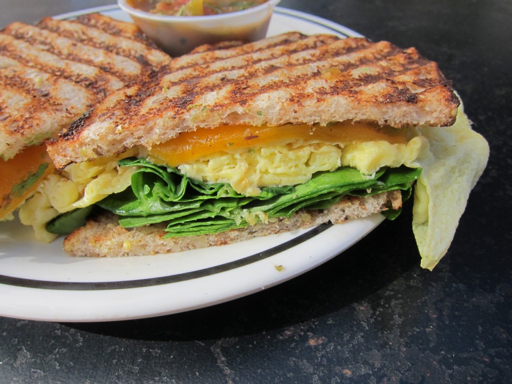 Review Corner Bakery Cafe Avocado & Spinach Power Panini Thin Brand Eating