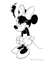 Gambar Minni Mouse Sedang Marah