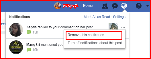 How to Delete A Notification On Facebook New 2019