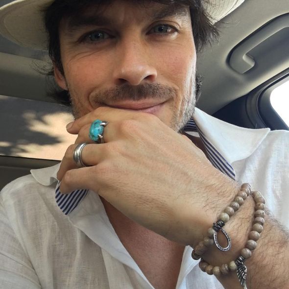 Ian Somerhalder Promotes Jewelry Brand Supporting The Ian Somerhalder