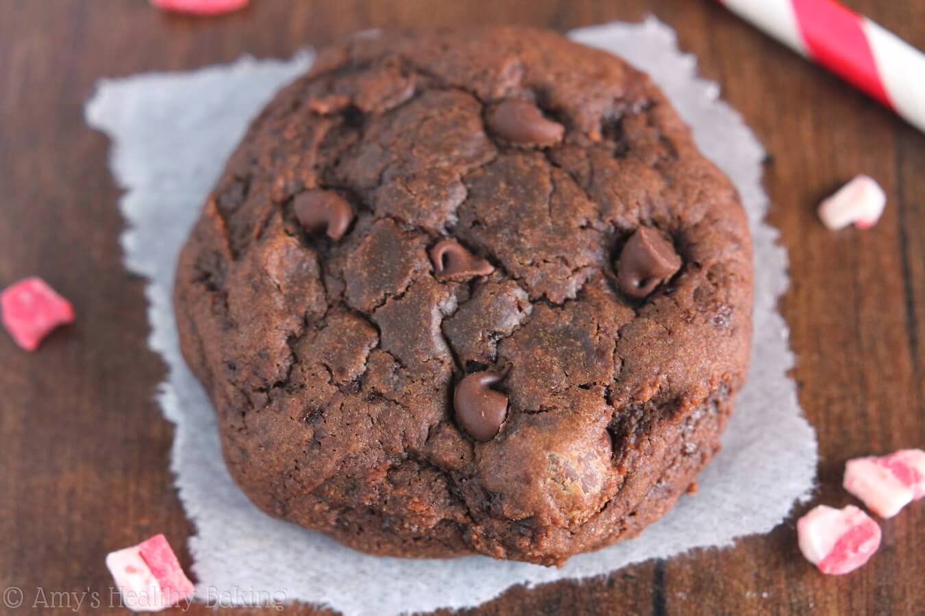 Peppermint Mocha Cookies, Amy's Healthy Baking, 109 calories