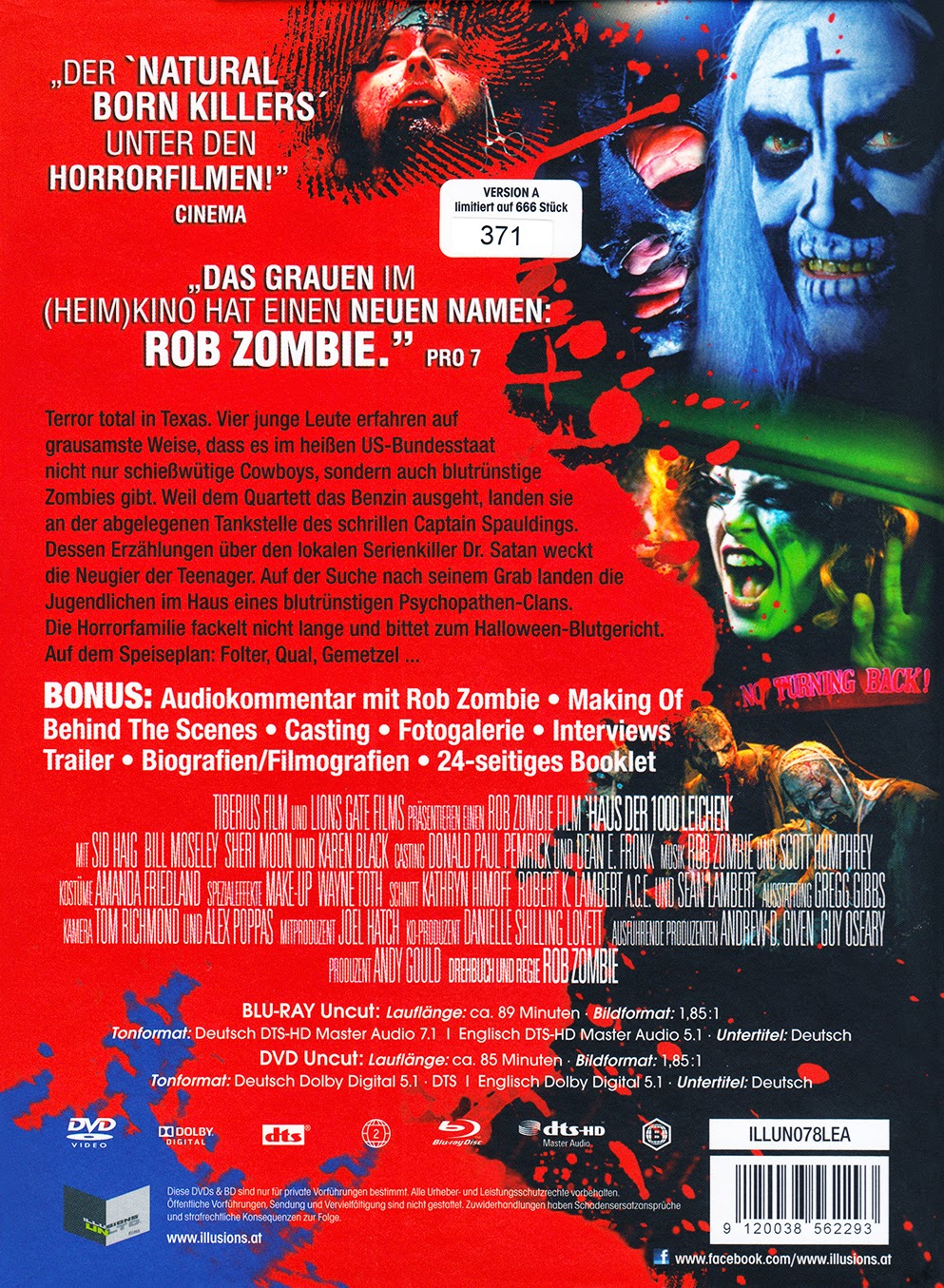 CineXtreme Reviews und Kritiken House Of 1000 Corpses Das Haus der 1000 Leichen (2003)