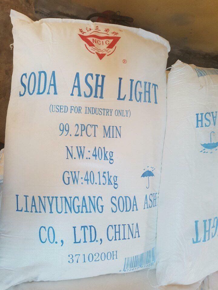 Na2CO3 99% Soda Ash Light (Soda nóng tăng kiềm) 40 - 50kg/bao Trung Quốc