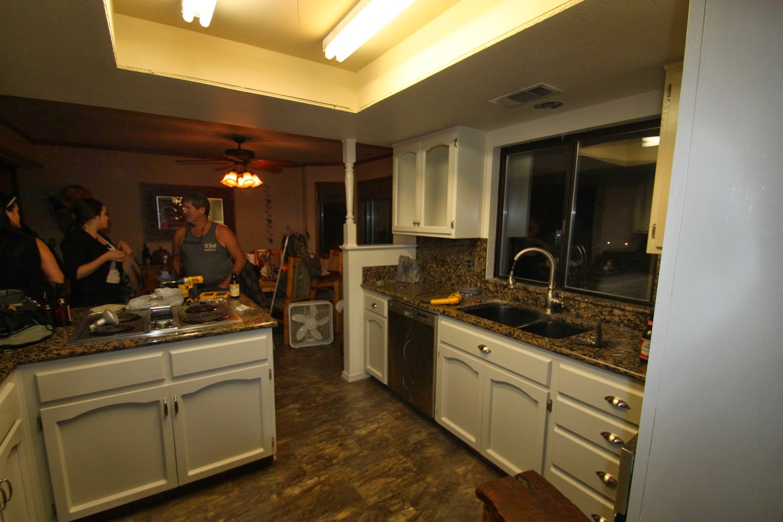 Tona Painting Job Pictures: Update on 1980's kitchen cabinets