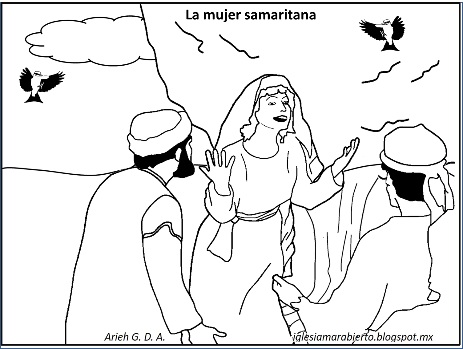 CLASE BÍBLICA PARA NIÑOS - LA MUJER SAMARITANA - - Mar de Vida Abundante
