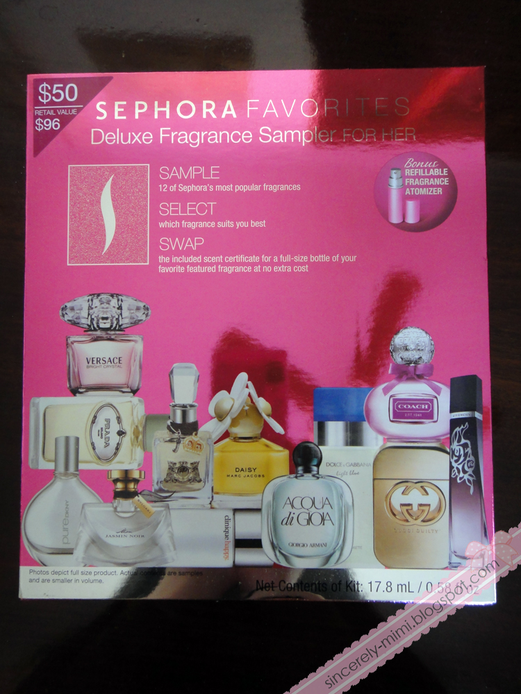 Sincerely Mimi Sephora Deluxe Fragrance Sampler For Her Review