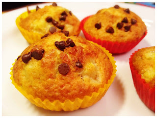 Muffin con Gocce di Cioccolato Senza Burro