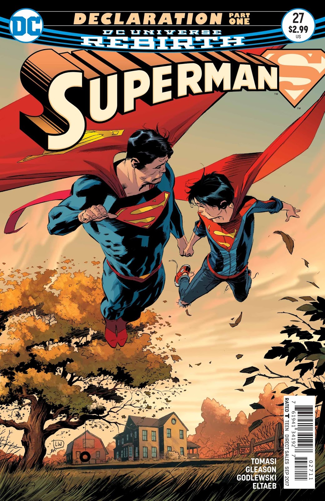 Tomasi & Patrick Gleason Superman No.21 2017 Peter J 