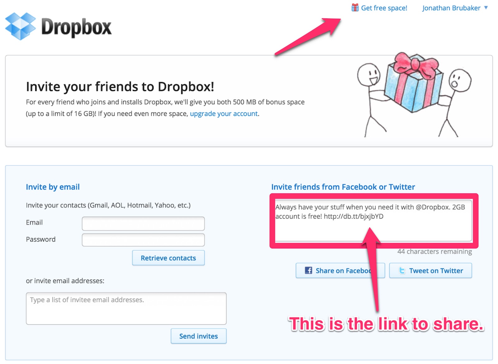 dropbox free space limit dropbox free space limit