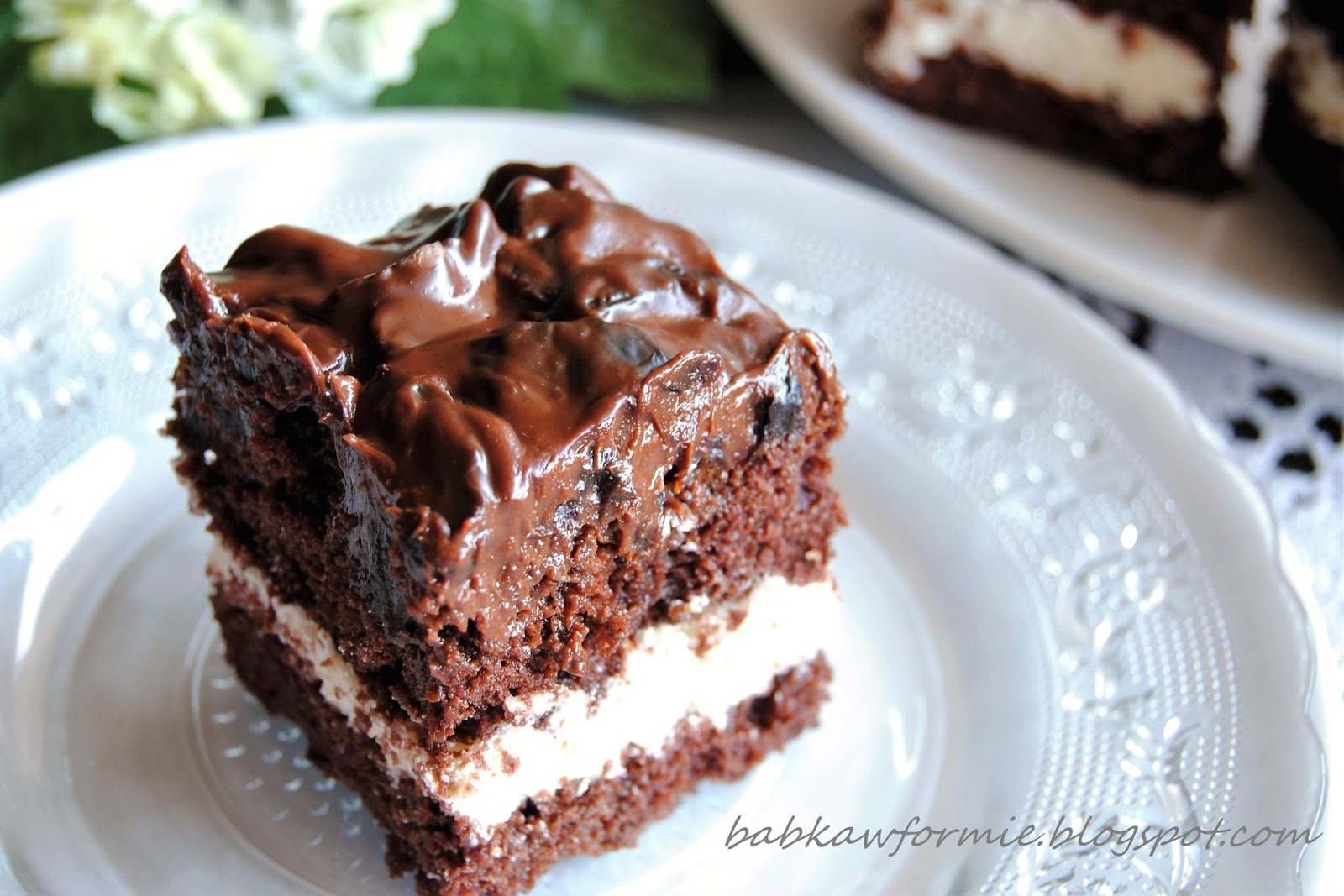 ciasto śliwka w czekoladzie babkawformie.blogspot.com