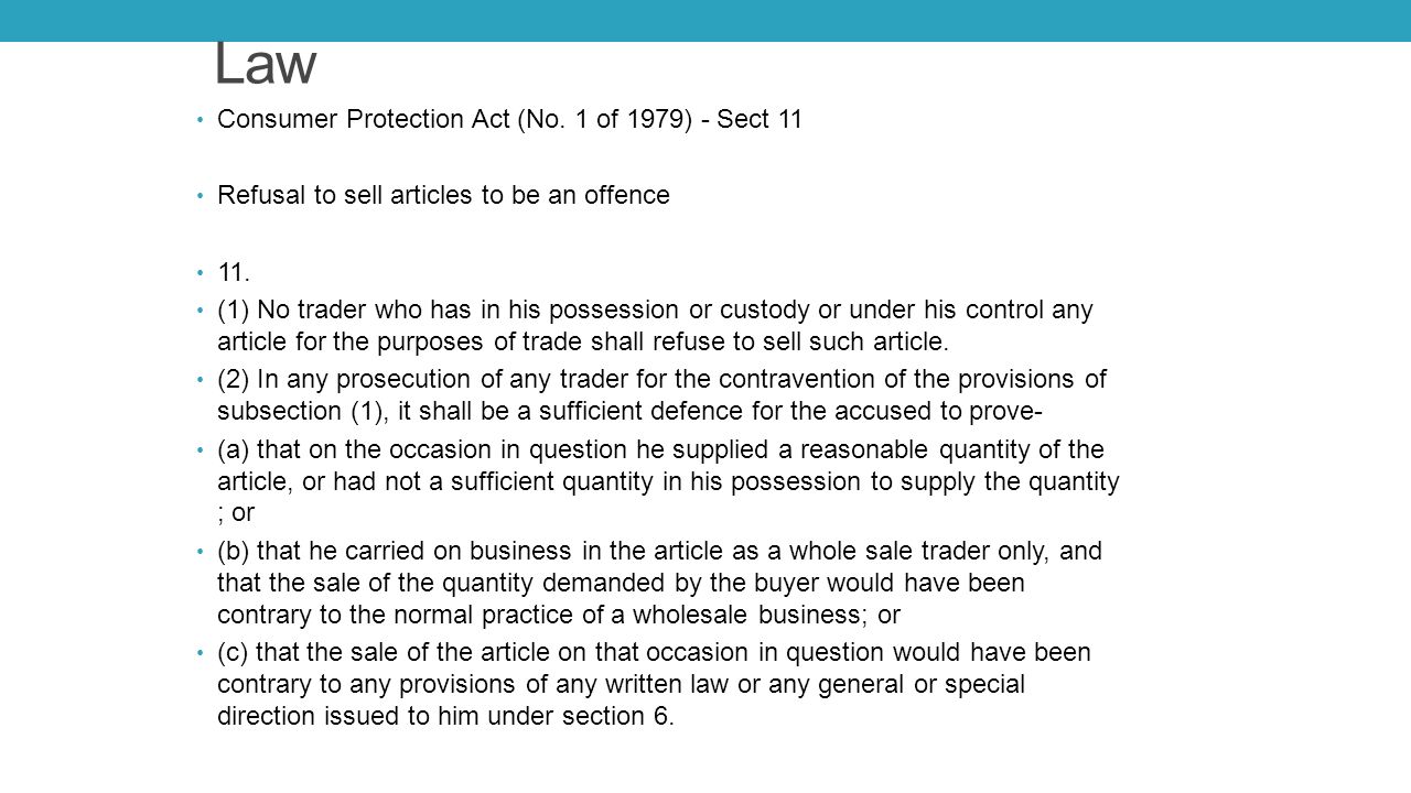 Electric consumers protection act 1986 image