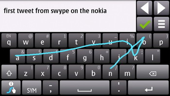 Swype for Nokia N8 now available at the Ovi Store