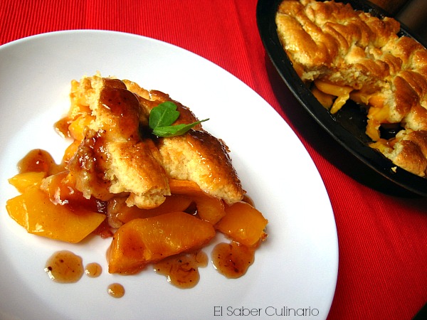 tarta tipo crumble de melocoton tarta tipo crumble de melocoton