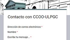 Contactar con CCOO-ULPGC