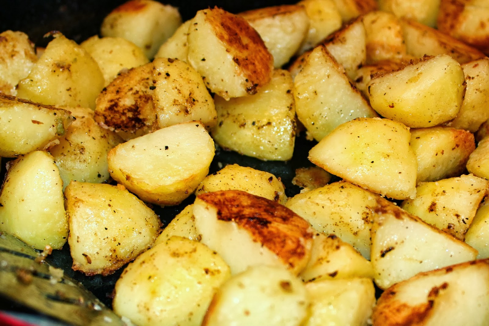 Hey, Mom! What's For Dinner? Roasted Boiled Potatoes