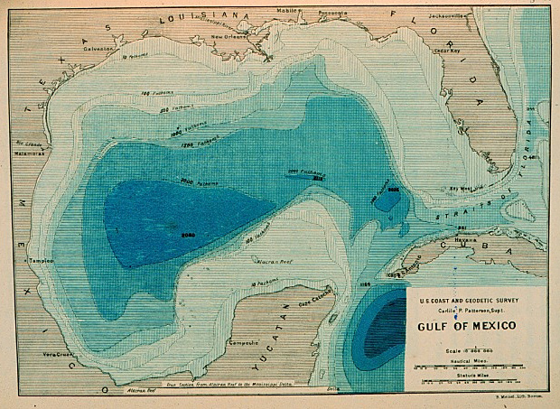 Maps on Maps on Maps: Bathymetric Gulf of Mexico