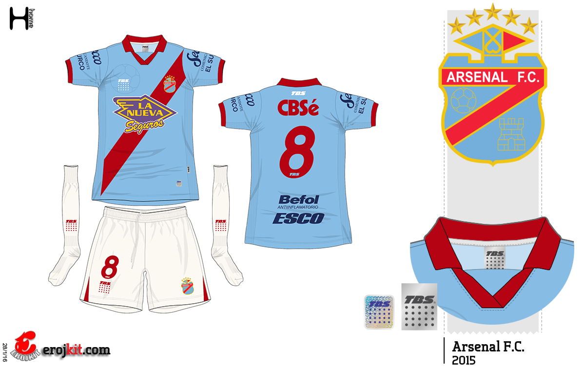 Camisa Reserva Arsenal de Sarandí 2020