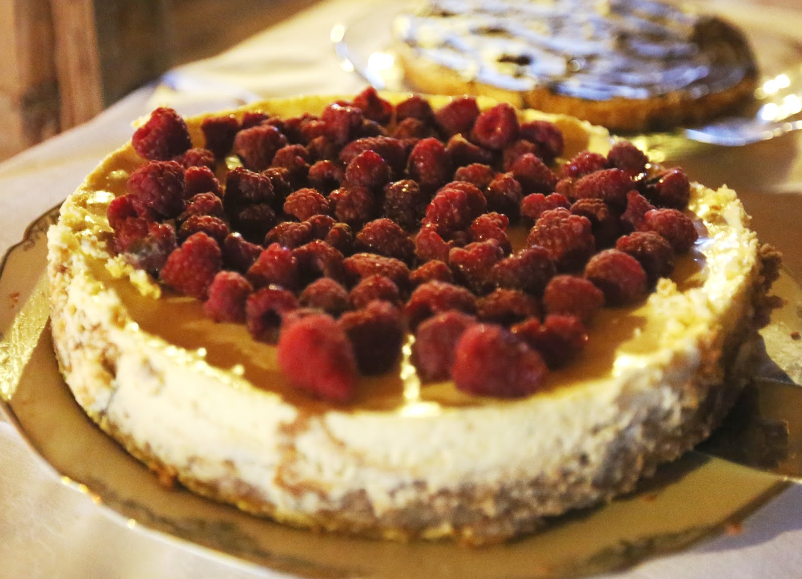 Mat i bestemors hage Ostekake fra New York