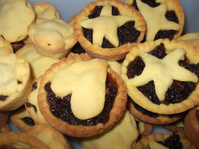 Christmas fruit mince tart