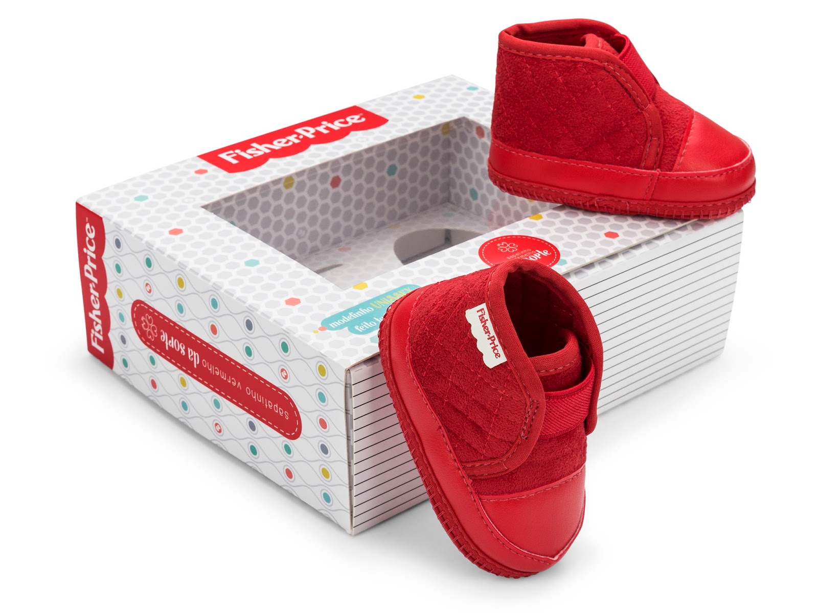 Maternidade Literária : Fisher-Price e Grendene Kids lançam Sapatinho  Vermelho da Sorte para recém-nascidos
