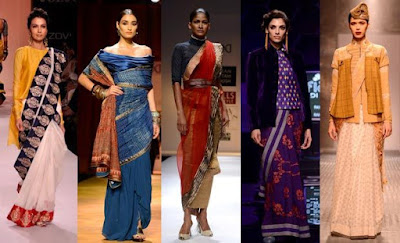 @InstaMag - Saris can be formal, sexy, fun, traditional and so much more but wearing them in one style can make the most interesting and expensive look a tad boring. play-with-your-sari-for-different-you