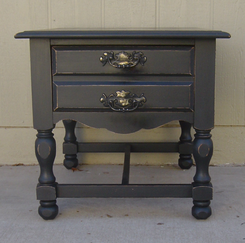 The Backyard Boutique by Five to Nine Furnishings Black Distressed