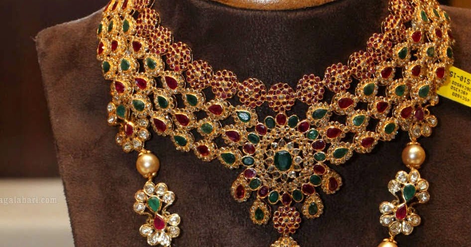 Uncut Diamond Choker and Pachi Haram | Latest Gold Jewellery Designs