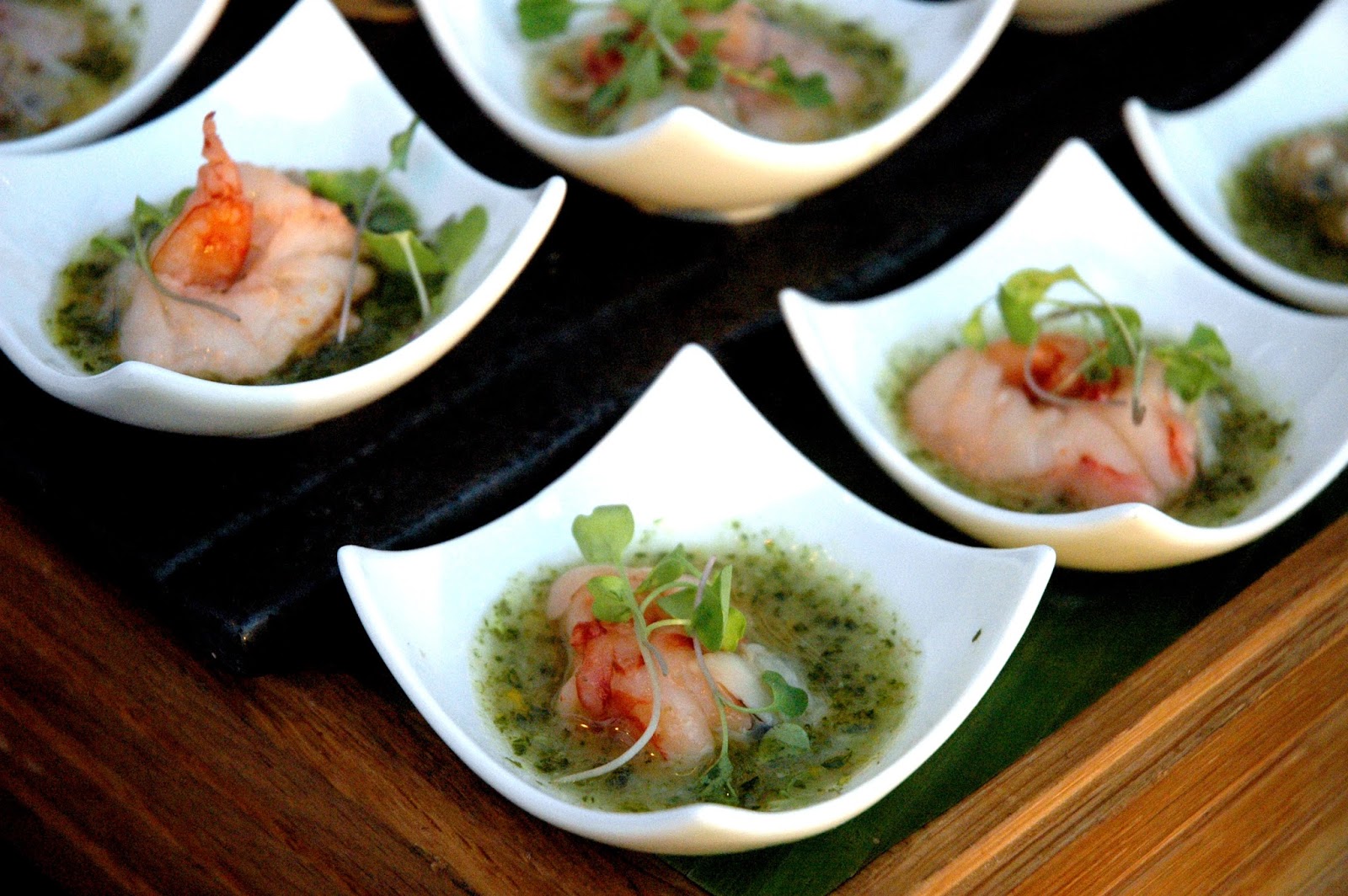 DUDE FOR FOOD Sustainable Seafood and a Sunset at the Seawall Garden