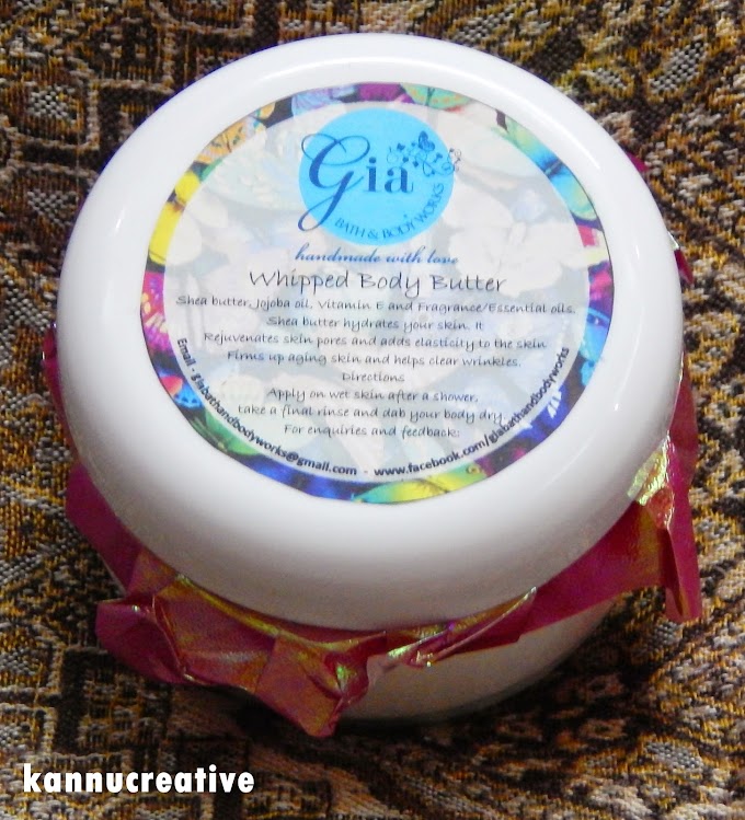 Gia Bath & Body Works- Whipped Body Butter: Review + Swatch