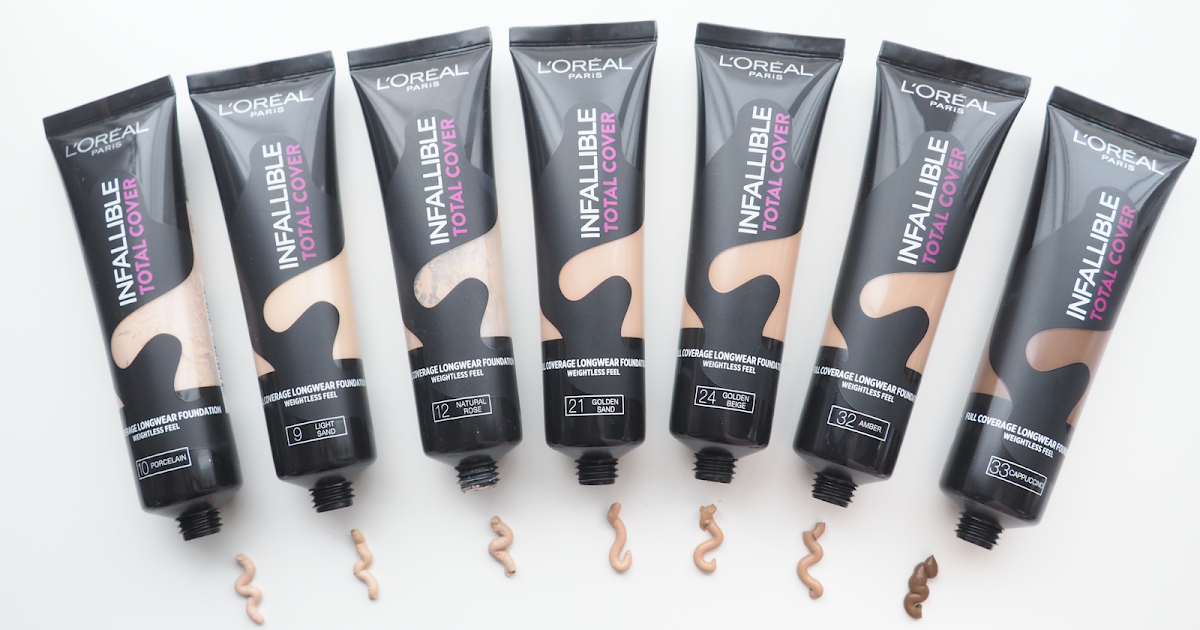 loreal infallible foundation total cover
