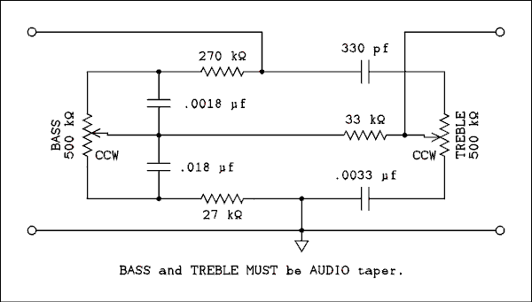 Audio Amplifiers Tone Control Circuits | Electronic Circuits Diagram