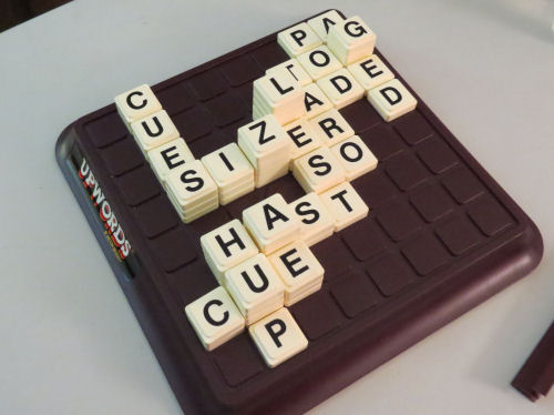 Upwords board