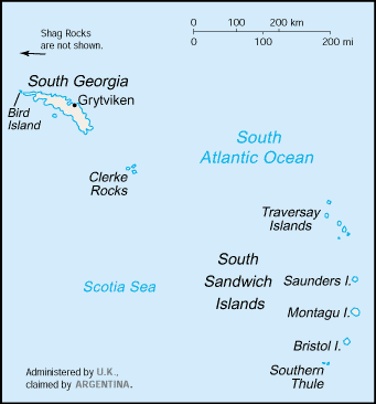 Mapas das Ilhas Geórgia do Sul e Sandwich do Sul | Reino Unido Mapas das Ilhas Geórgia do Sul e Sandwich do Sul | Reino Unido