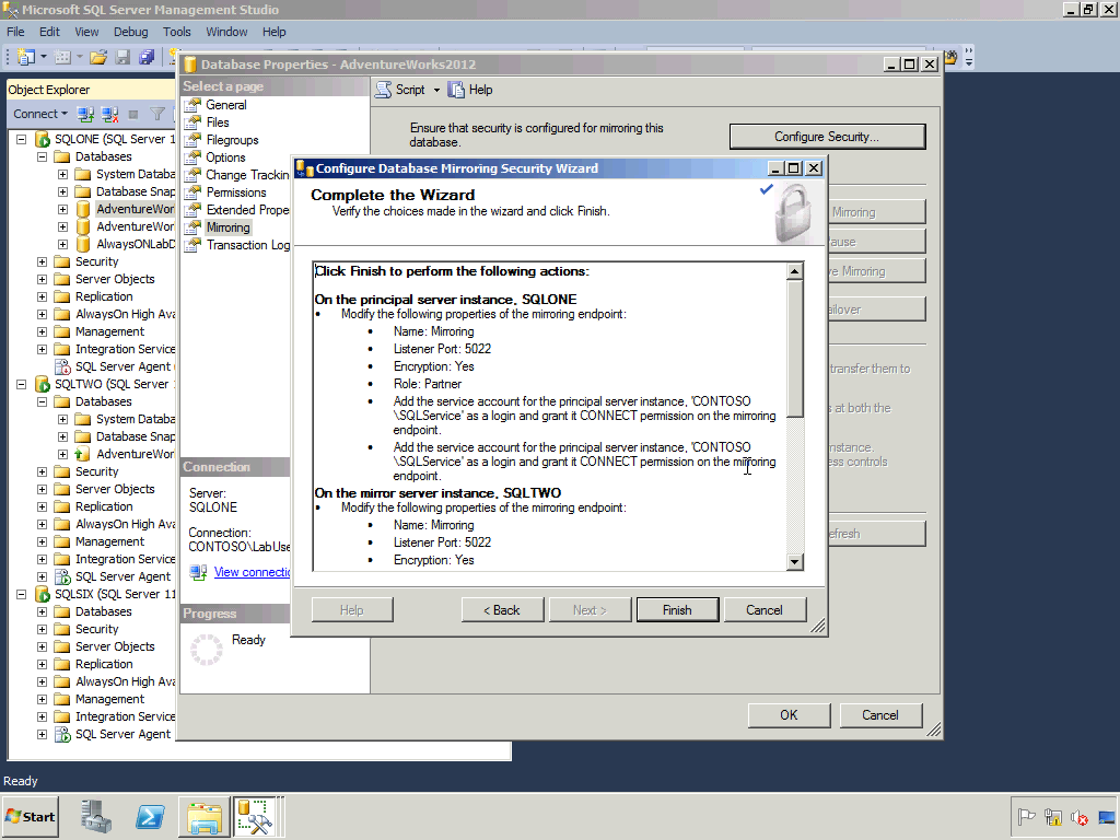 SQL Server 2012 database mirroring step by step. Mominul's Blog