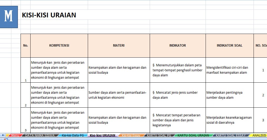 Contoh analisis butir soal essay 06 picture