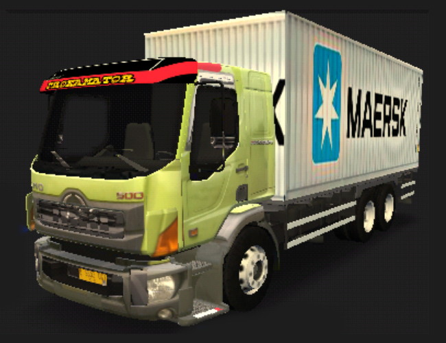 Livery Truk Hino 500 Box download livery bussid stj