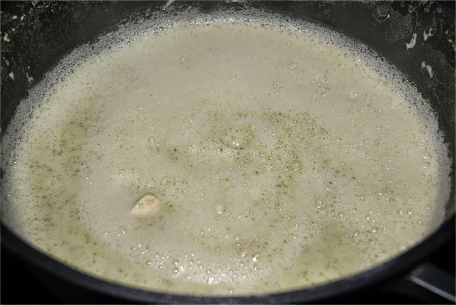 Crema de calabacín paso 2