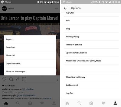Download Instagram Plus v10.32.0 Mod Apk (OGInsta+ Plus) Terbaru 2017. Download instagram dual terbaru 2017