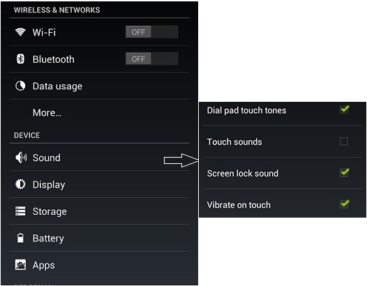 disable vobrate on keytouch disable vobrate on keytouch
