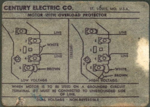 Ac Motor Speed Picture: Century Ac Motor Wiring