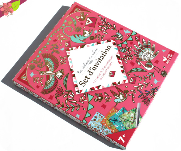 Set d'invitation - boîte créative d’Alice De Page - éditions Deux Coqs d’Or