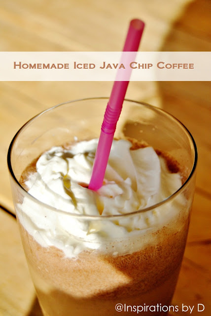Homemade Iced Java Chip Coffee
