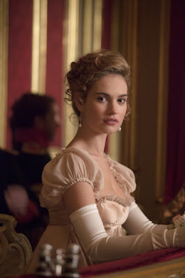 Lily James in War and Peace (2016)