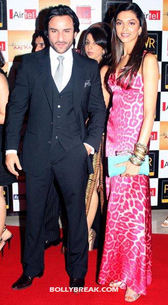saif and deepika padukone - (4) - Saif Ali Khan photos with bollywood heroines