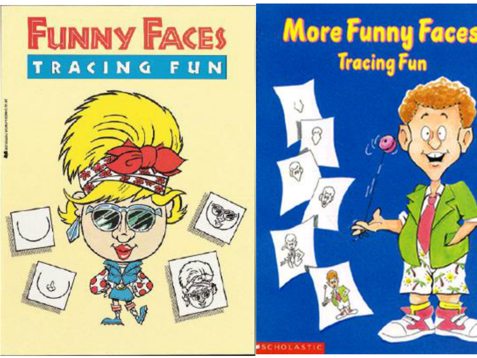 Any Given Sundae: Funny Faces Tracing Fun: Now in Real Life