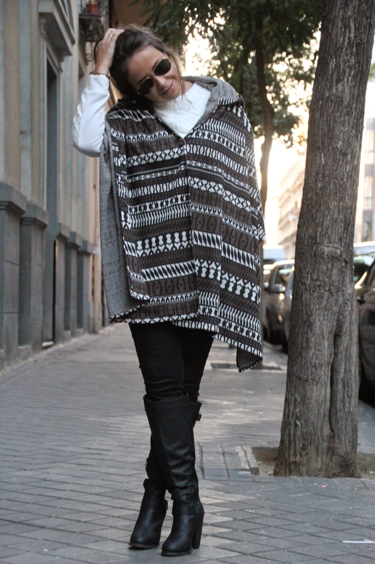 DIY Cómo hacer poncho muy fácil blog diy y blog de costura.