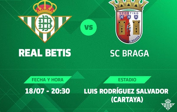 Betis, confirmado el calendario de pretemporada 2018/2019