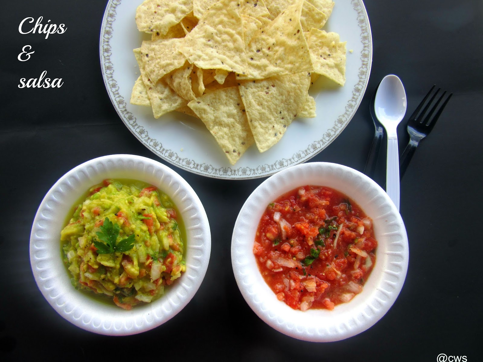 Tortilla Chips and Salsas Cooking With Sapana