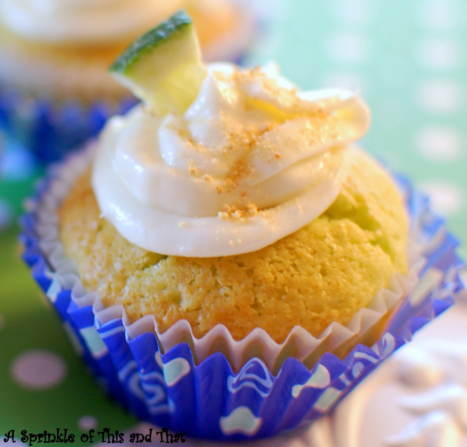 A Sprinkle of This and That Key Lime Cupcakes